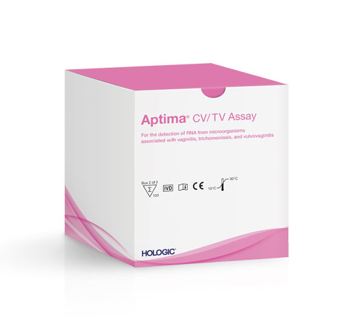 Hologic Aptima® CV/TV Assay mot vit bakgrund