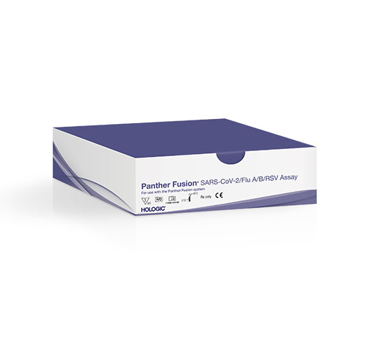 Hologic Panther Fusion® SARS-CoV-2/Flu A/B/RSV Assay mot vit bakgrund