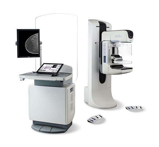 Hologic Selenia® Dimensions® Digital Mammography System mot vit bakgrund