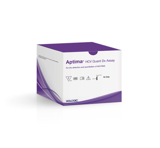 Hologic Aptima™ HCV Quant Dx Assay mot vit bakgrund