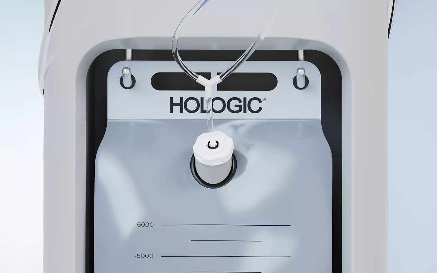 Avfallspåsefack på Fluent Pro Fluid Management System