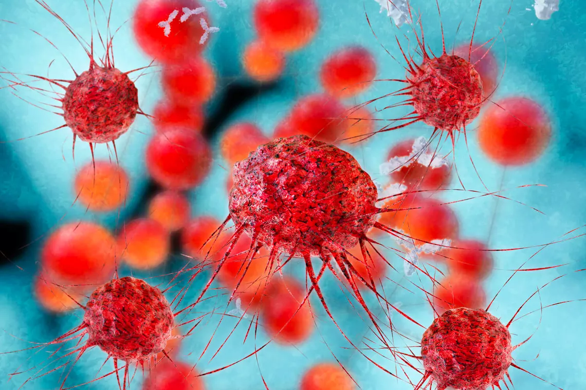 Bild på virusinfektion eller virus såsom HIV-1