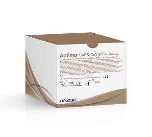 Hologic Aptima® SARS-CoV-2/Flu Assay mot vit bakgrund