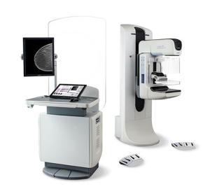 Hologic Selenia® Dimensions® Digital Mammography System mot vit bakgrund